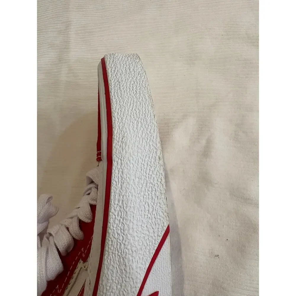 Vans Old Skool Lightning Bolt Red True White Sneaker Size Mens 8.5 Womens 10